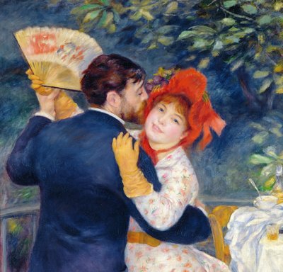 A Dance in the Country (detail) by Pierre Auguste Renoir